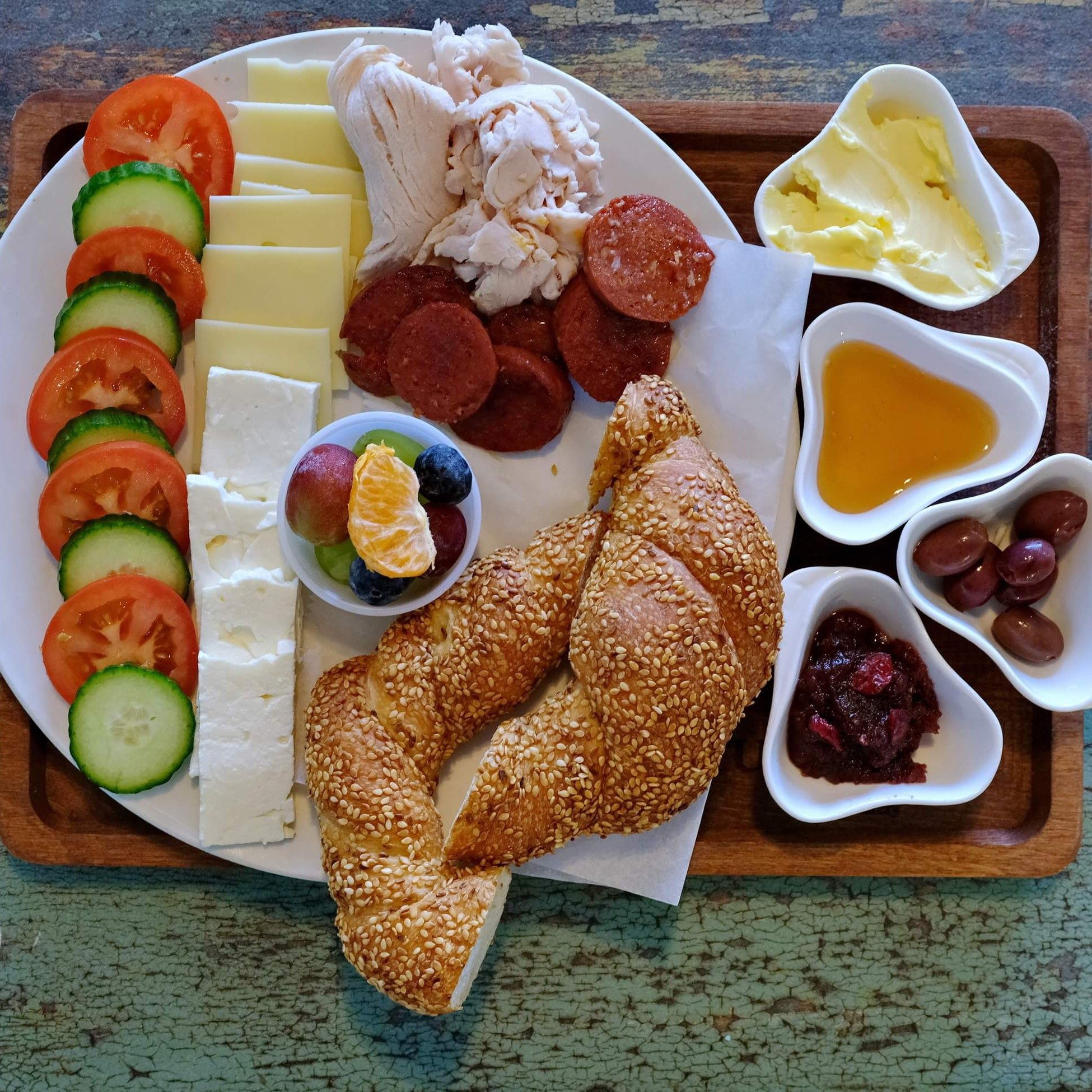 Turkish Breakfast Plate.