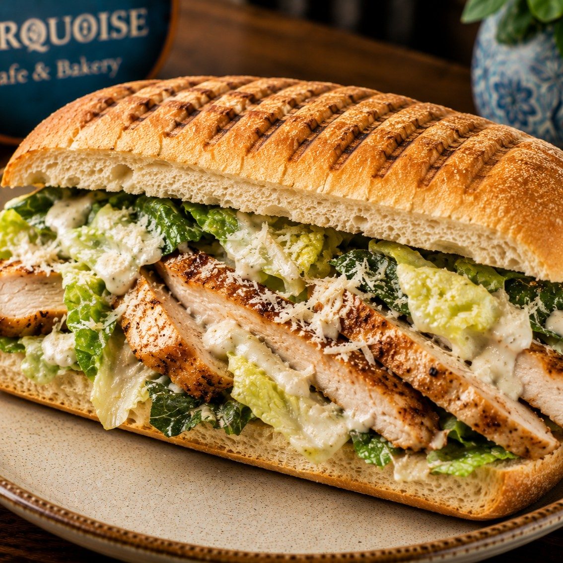 Chicken Caesar's Sub.