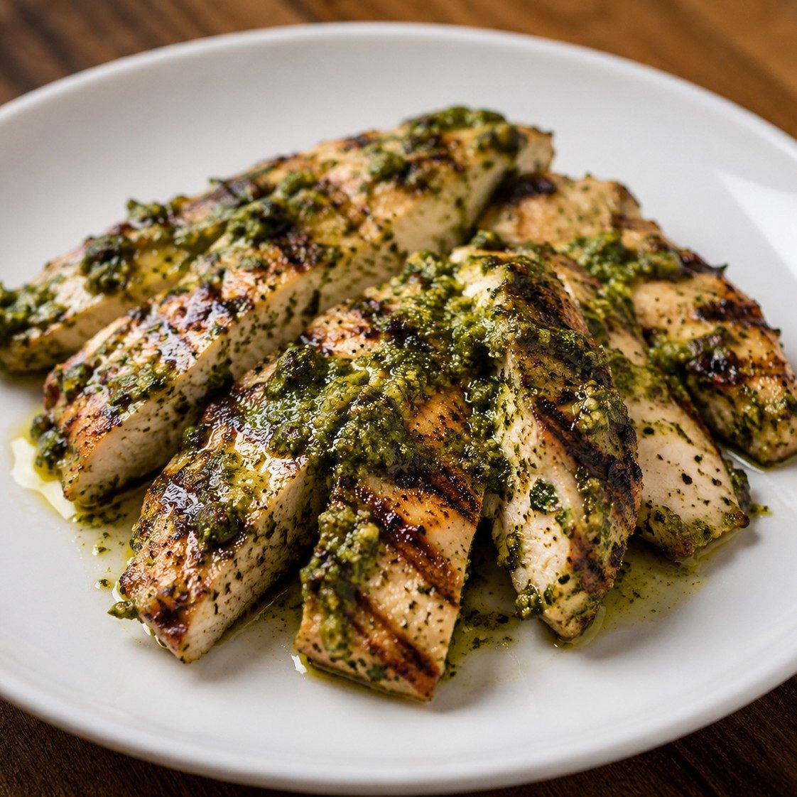 Pesto Grilled Chicken.
