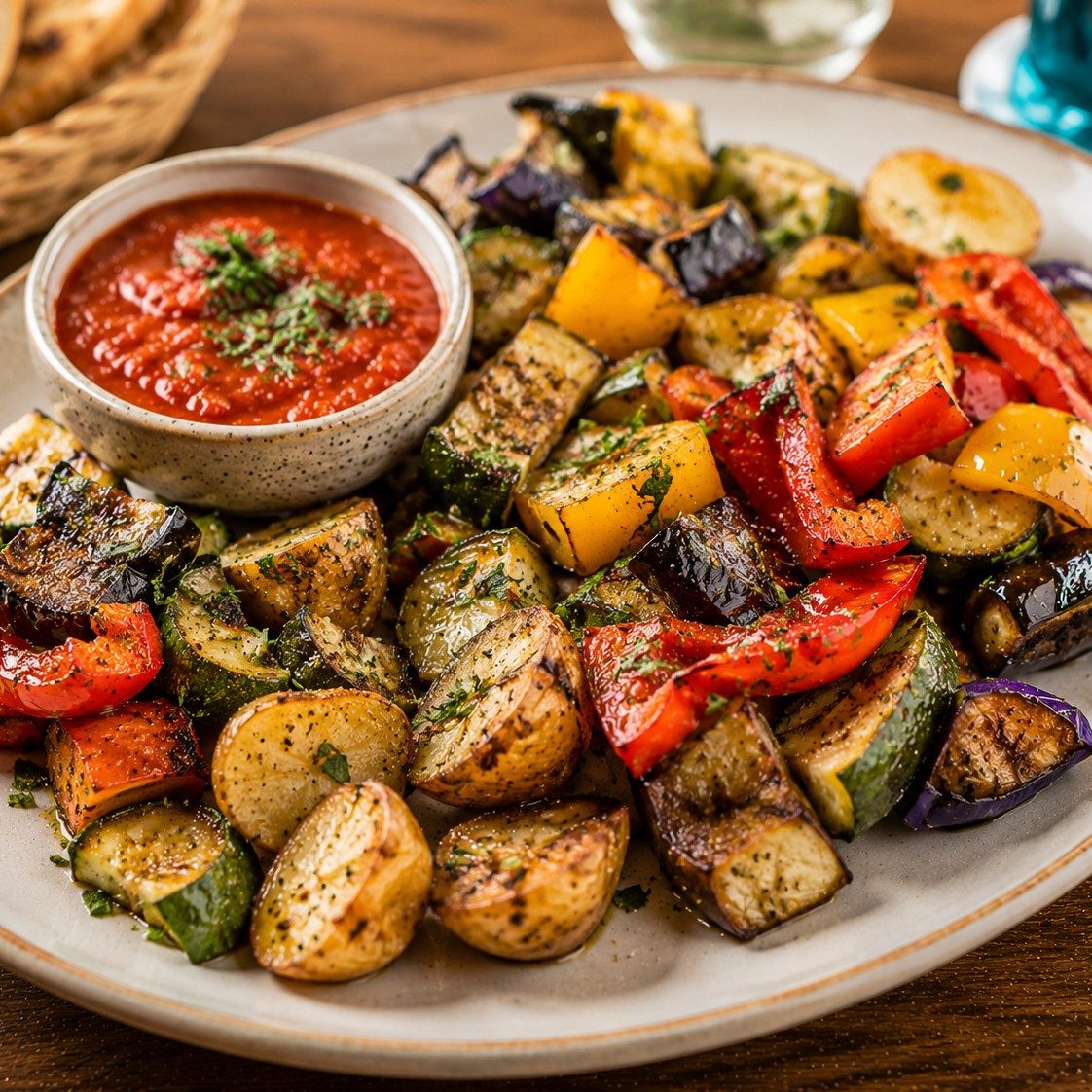 Mix Roasted Vegetables.