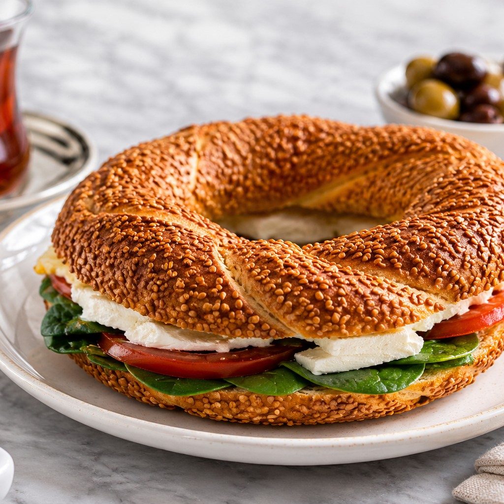 Simit Sandwich.