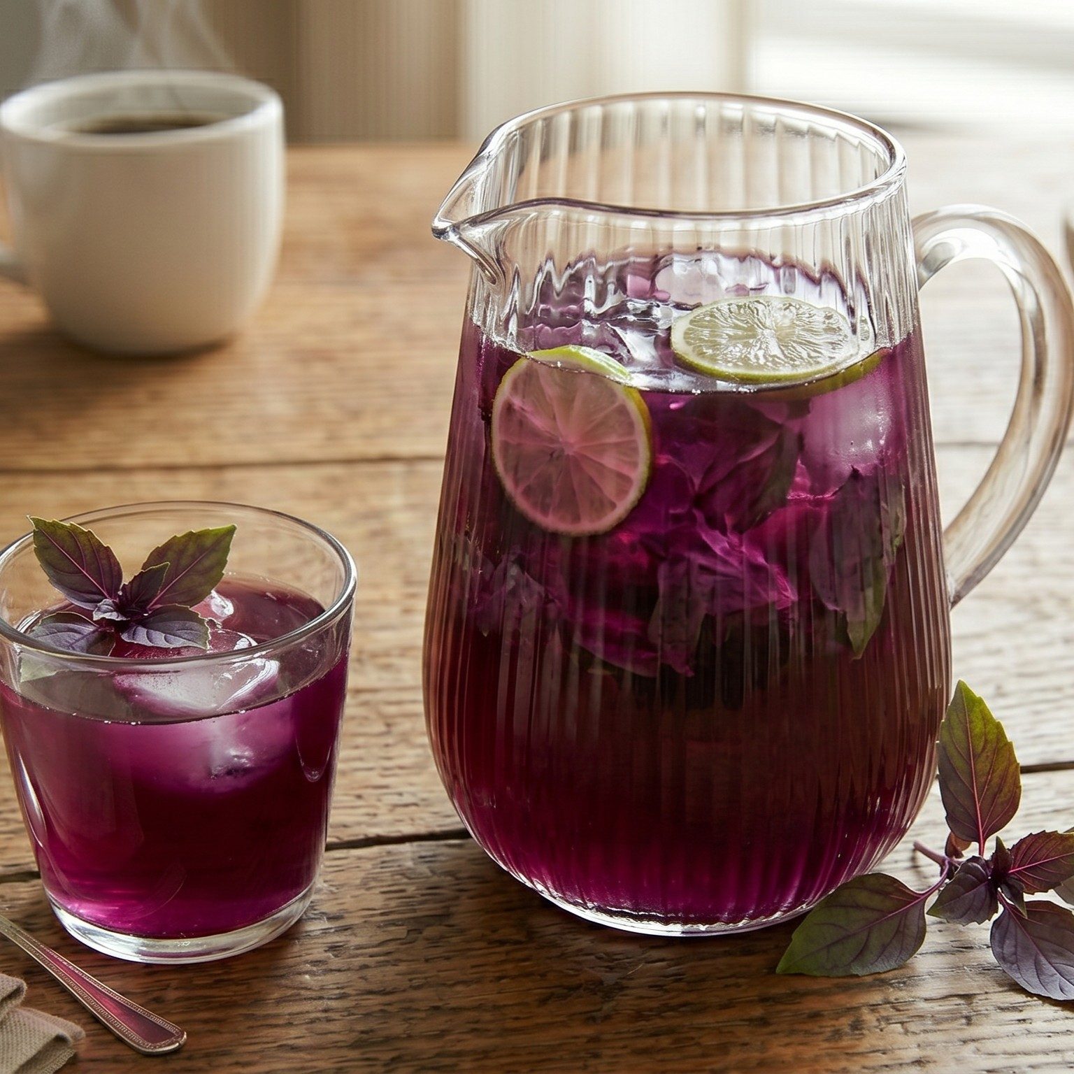 Red Basil Sherbet.